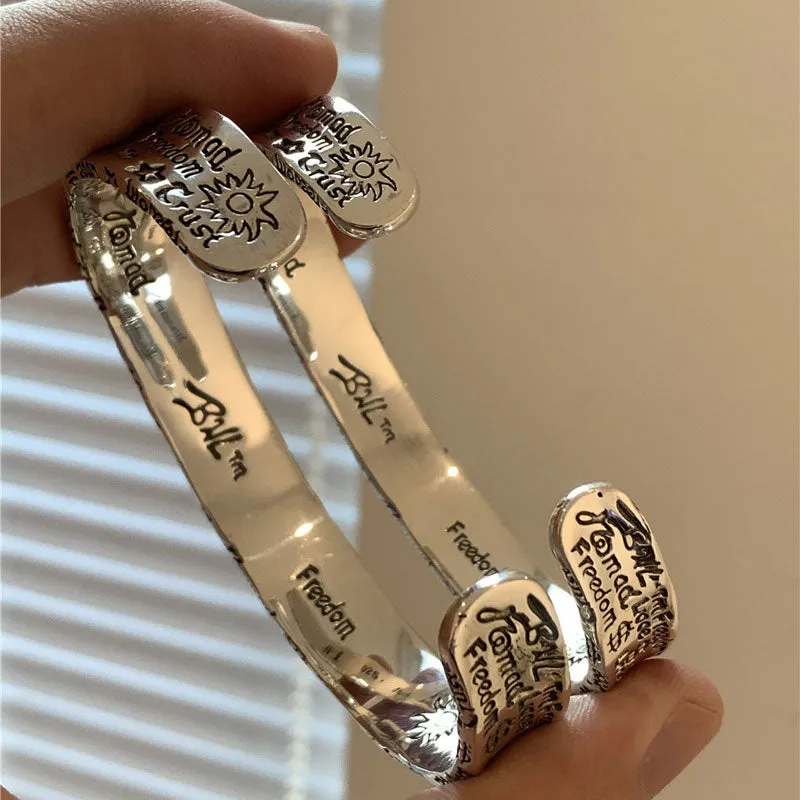 Men's Alphabet Graffiti Bracelet 12110874L