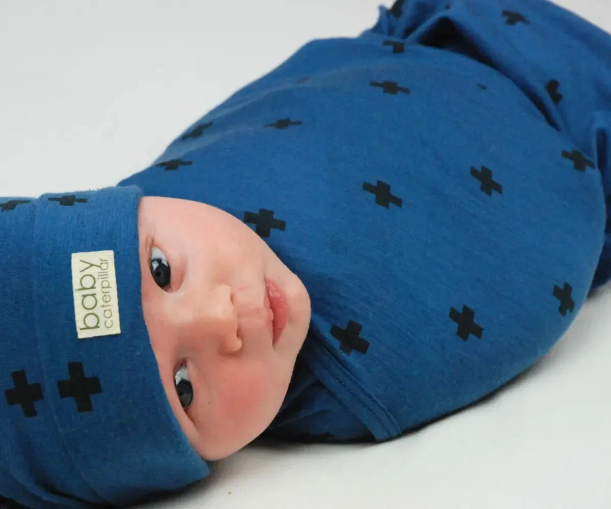 Merino Fitted Swaddle Wrap