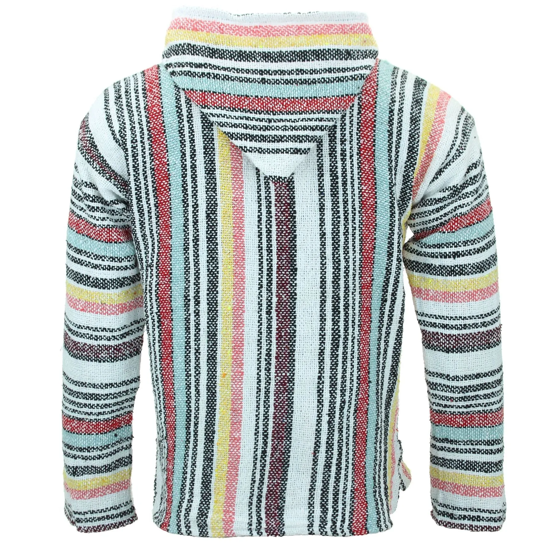 Mexican Baja Jerga Hoody - Sugar Stripe