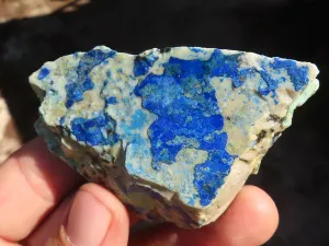 Natural Azurite & Malachite On Dolomite Specimens  x 15 From Kaokoveld, Namibia