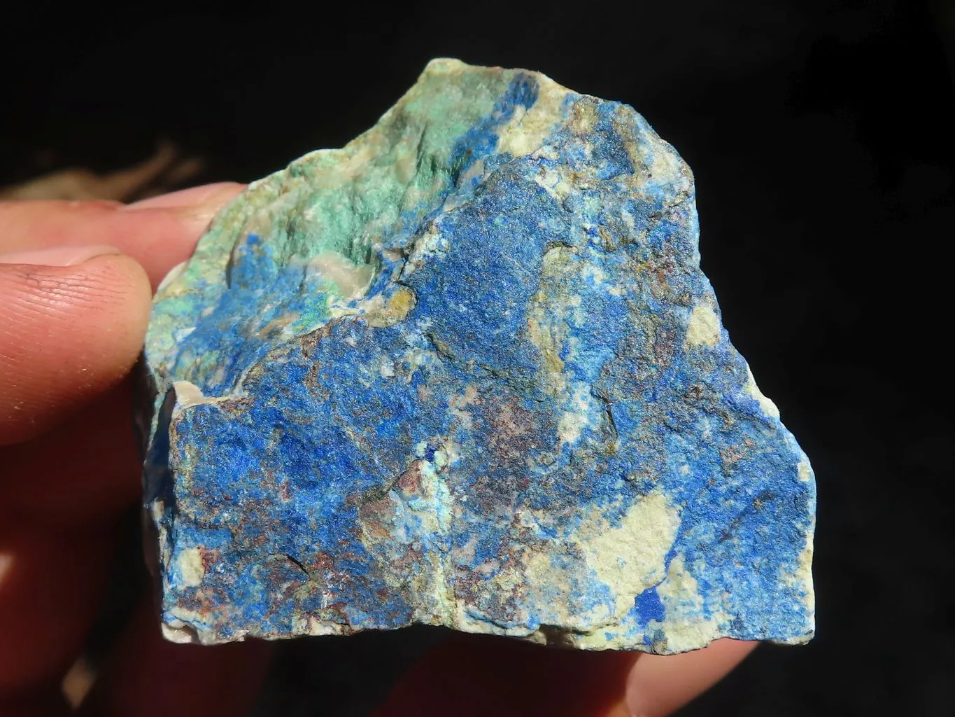 Natural Azurite & Malachite On Dolomite Specimens  x 15 From Kaokoveld, Namibia