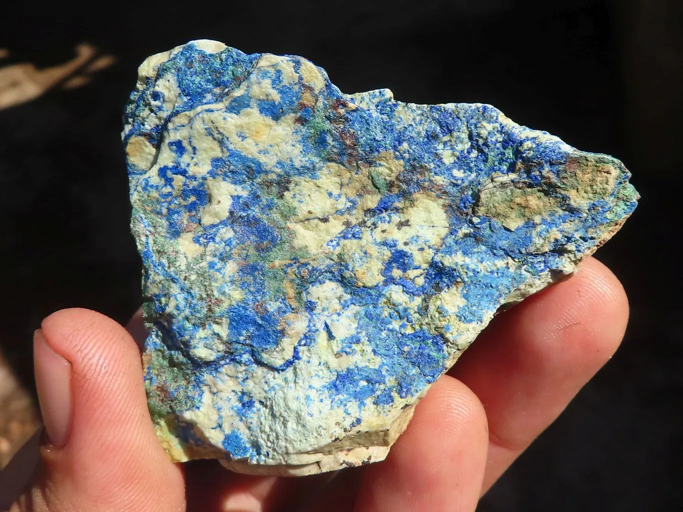 Natural Azurite & Malachite On Dolomite Specimens  x 15 From Kaokoveld, Namibia