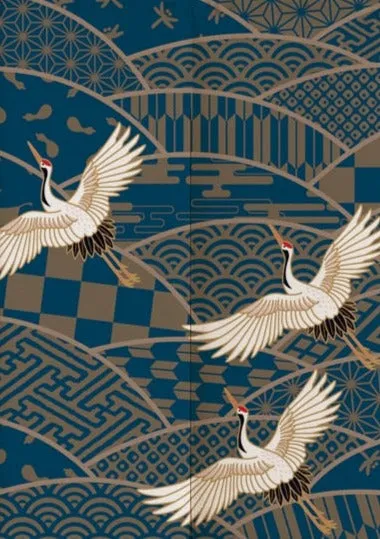Nature Scene Japanese Door Curtains