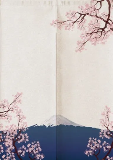 Nature Scene Japanese Door Curtains