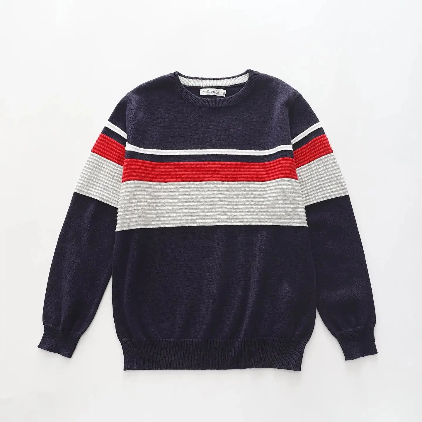 Navy Blue Knit, Older Boys Jumper