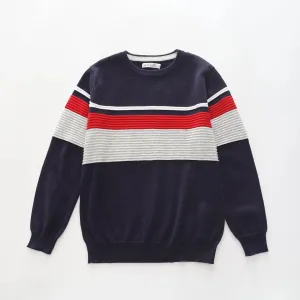 Navy Blue Knit, Older Boys Jumper