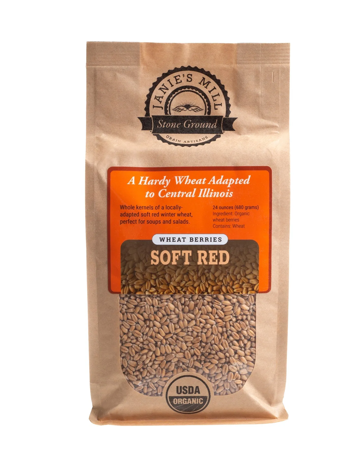 Organic Soft Red Winter Wheat Berries Wholesale