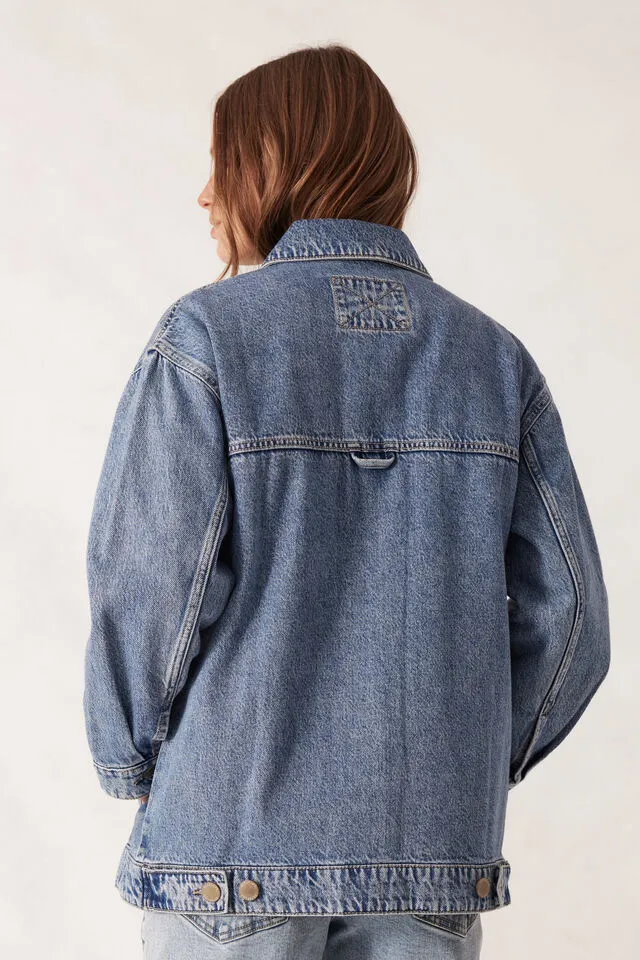 Oversize Denim Trucker