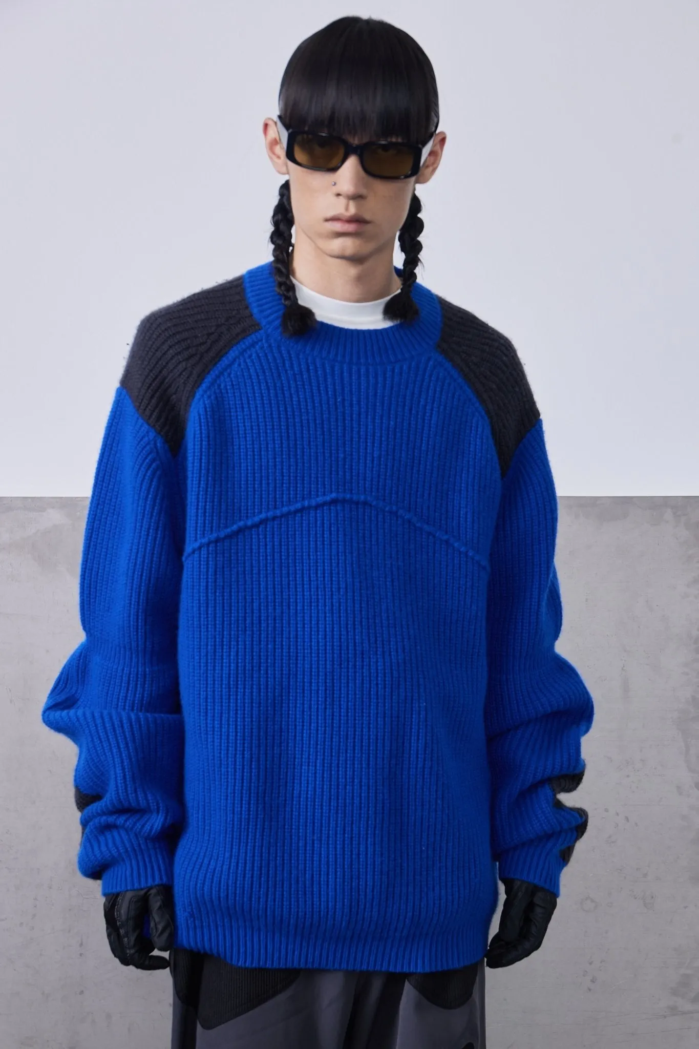 Patchwork Chunky Sweater