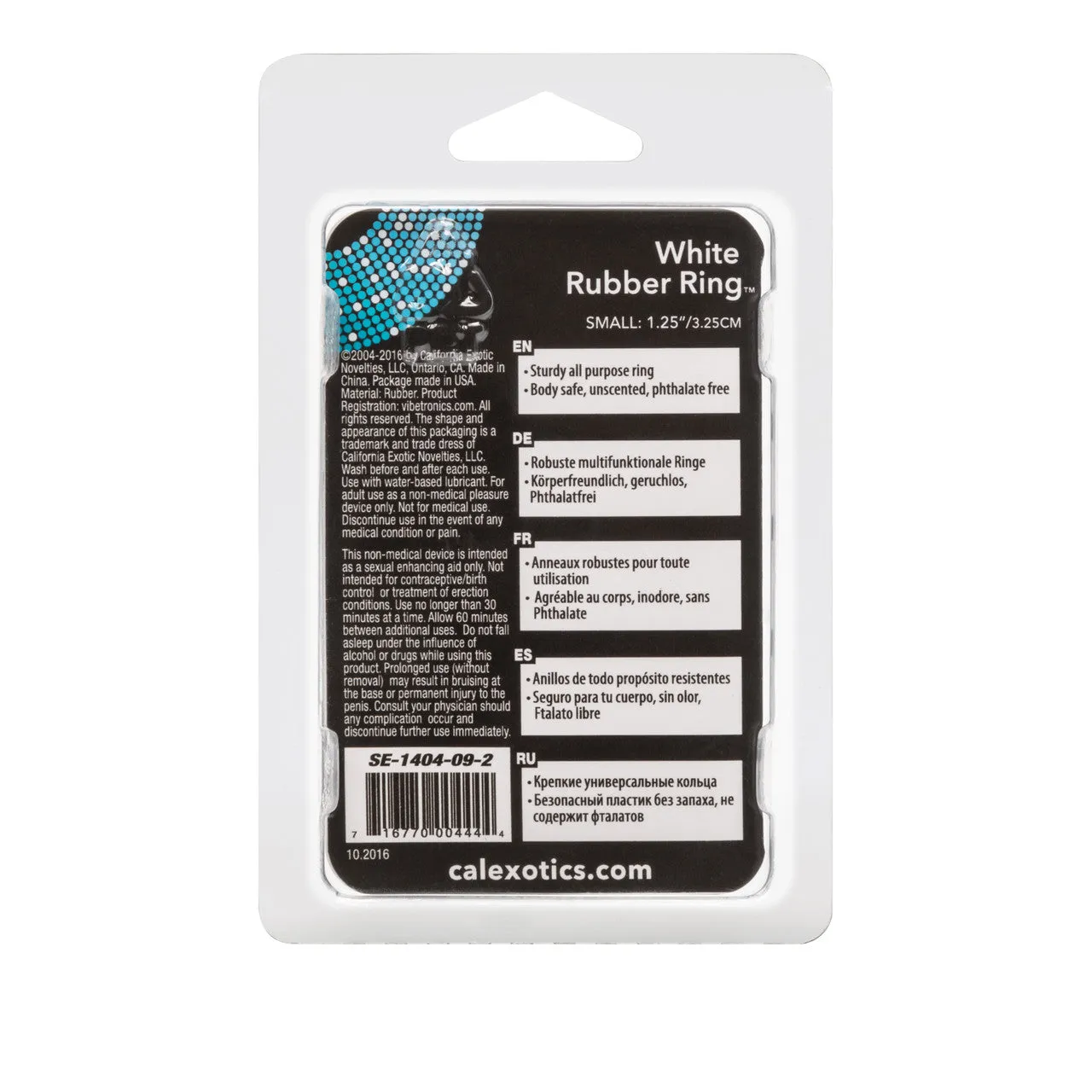 Rings! White Rubber Cock Ring - Small
