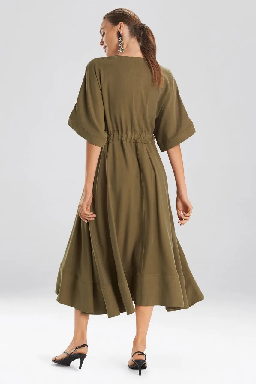 Sanded Twill Dress