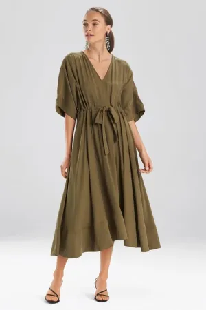 Sanded Twill Dress