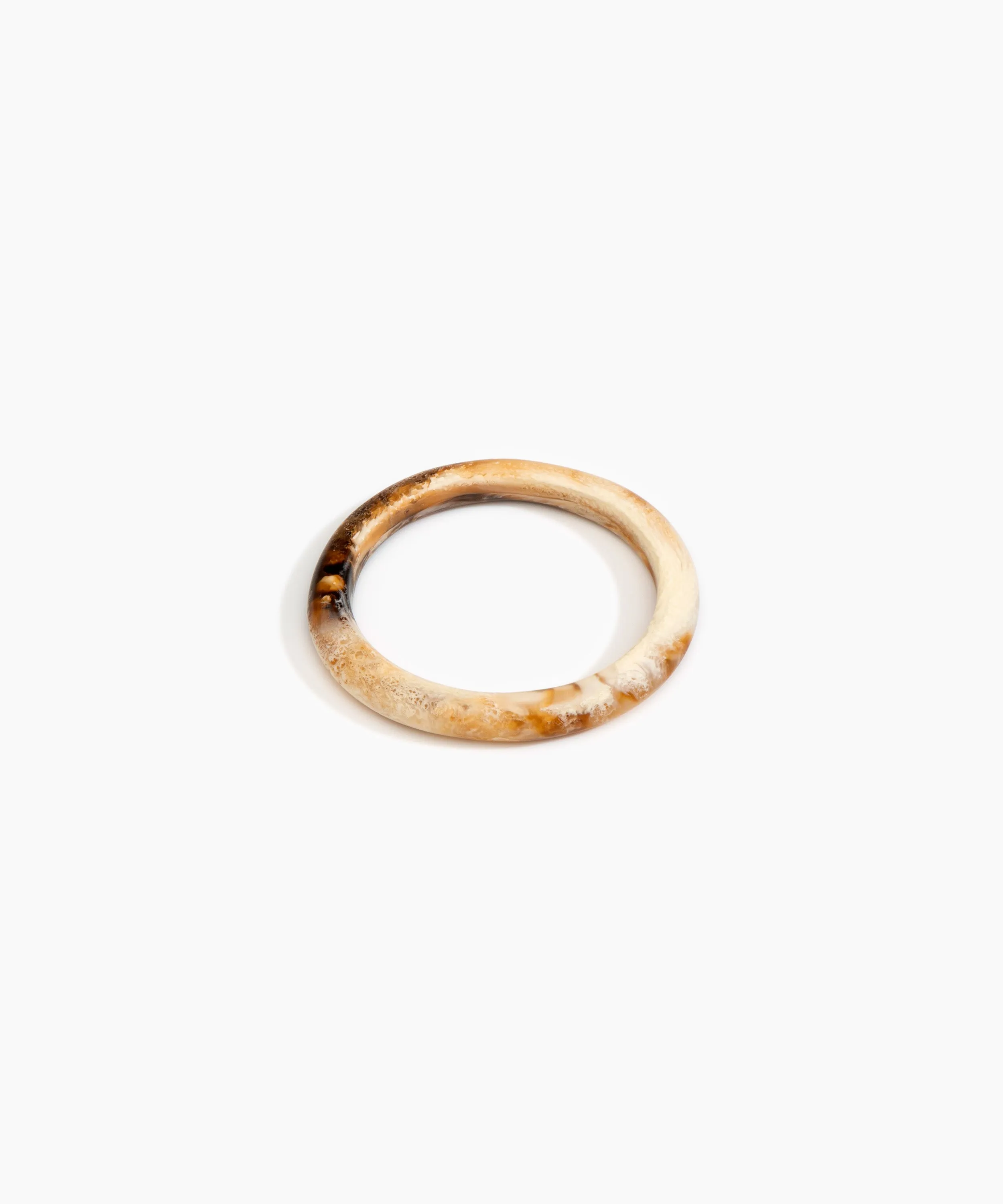 Small Organic Oval Bangle