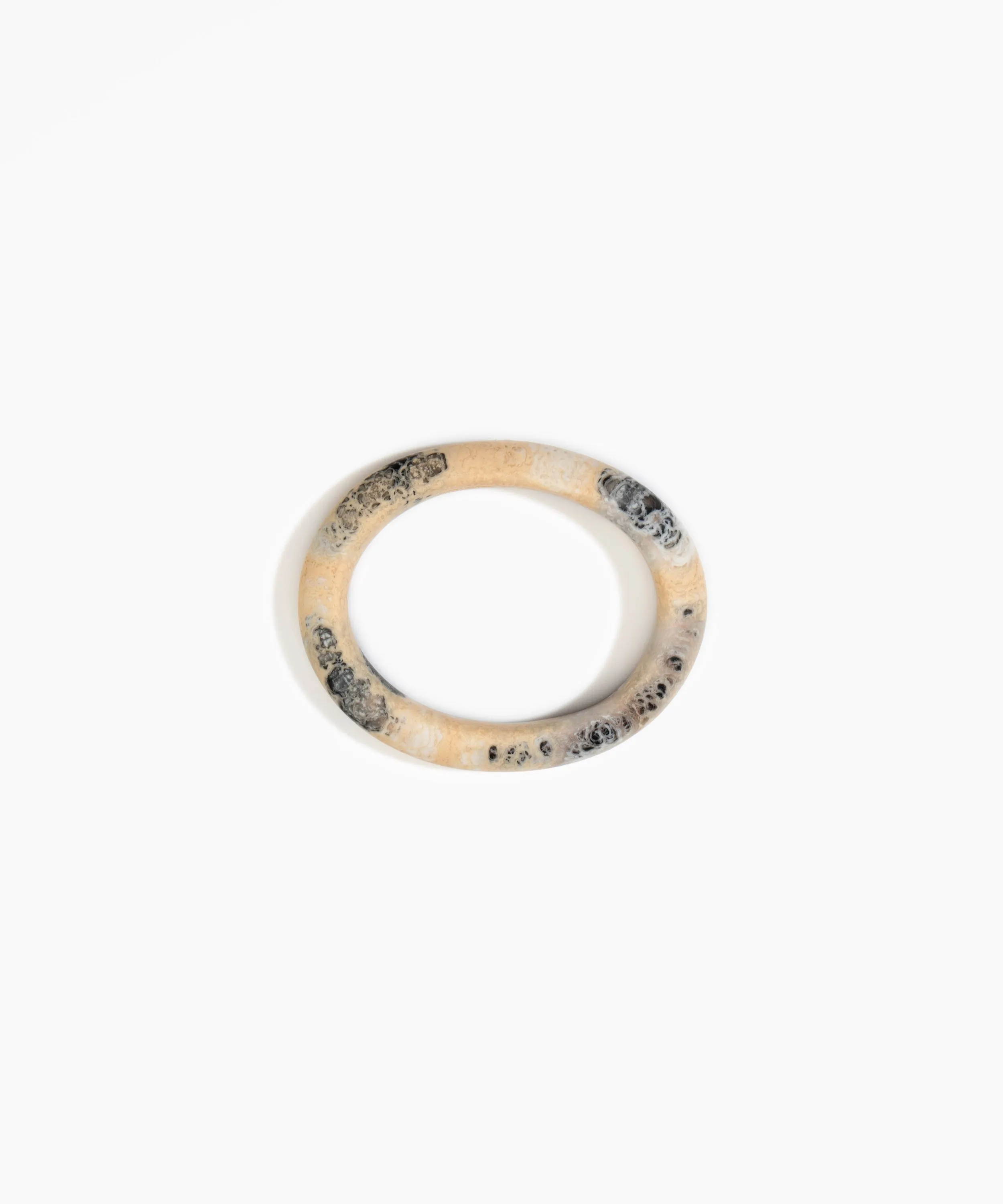Small Organic Oval Bangle