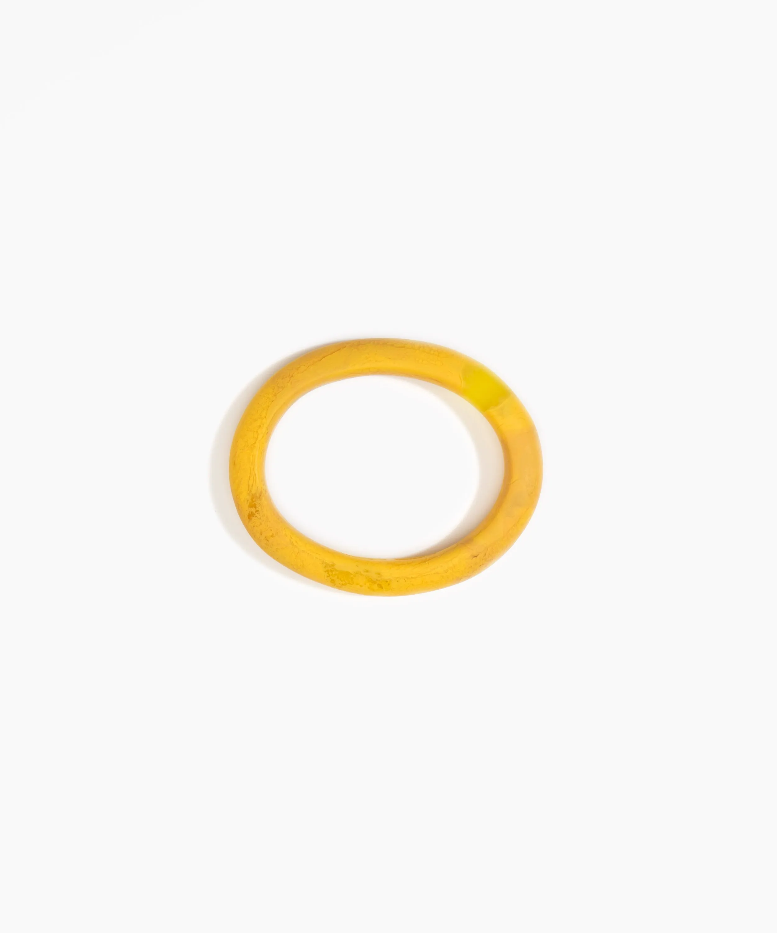 Small Organic Oval Bangle