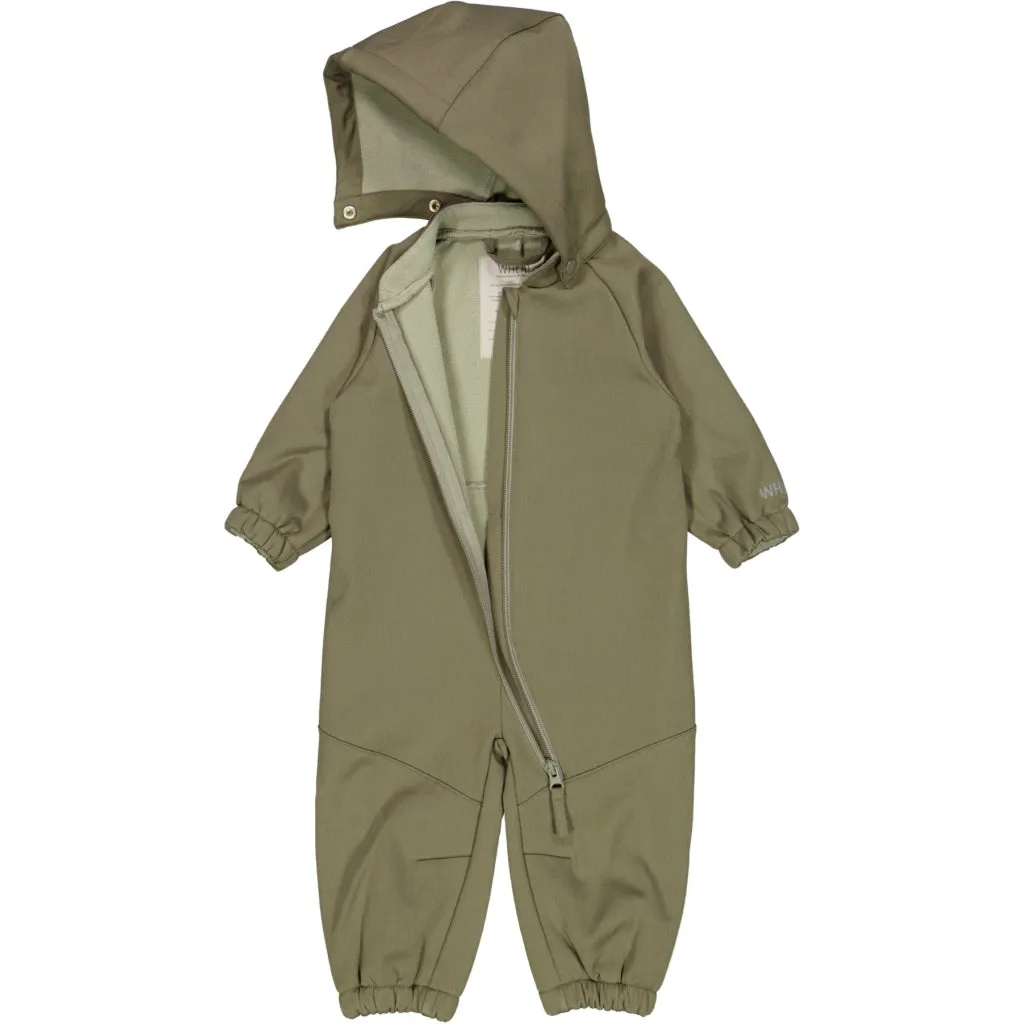 Softshell Suit Clay - forest melange