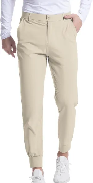 Sweatpants for Men Combat Track Cargo Male Tapered Loose Fit Elasticated Waist Solid Color Split Utility Cargo
