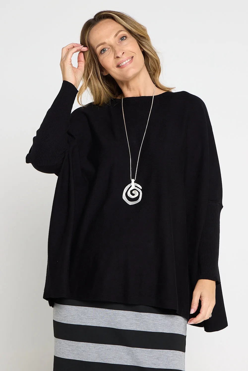 Swirl Pendant - Silver