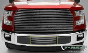 T-REX Billet Series, Insert Bumper Grille - Requires Drilling or Cutting - 2015  F150