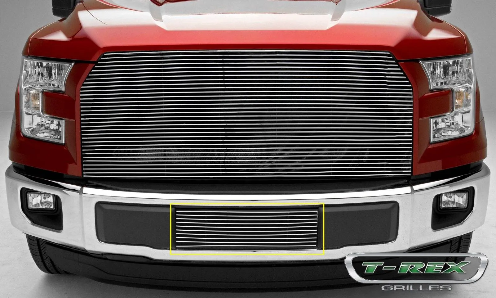 T-REX Billet Series, Insert Bumper Grille - Requires Drilling or Cutting - 2015  F150