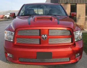 T-REX Billet Series, Overlay Bumper Grille - Polished - 2009-2012 Ram 1500 Sport
