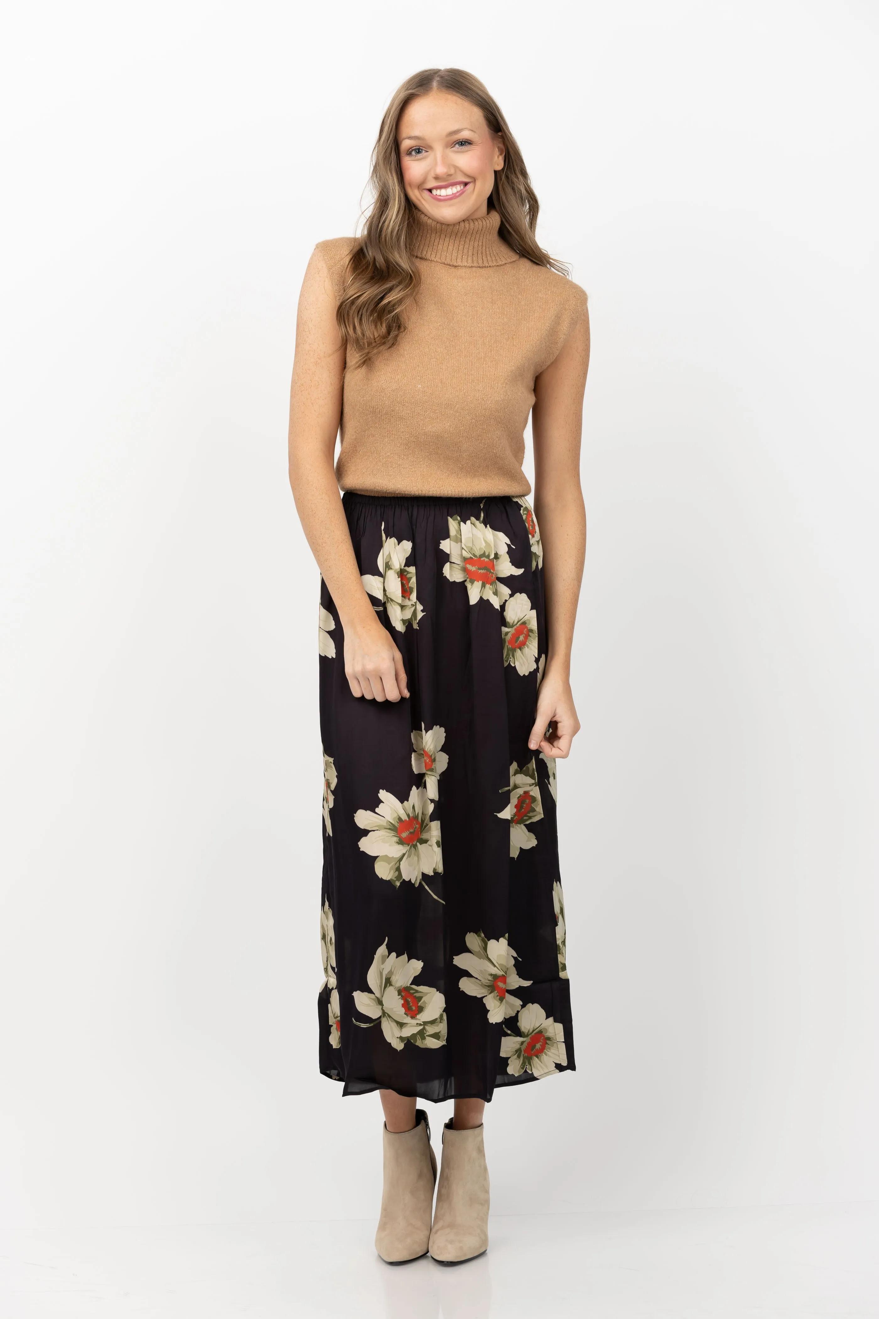 The Great. The Idol Skirt in Relic Rose