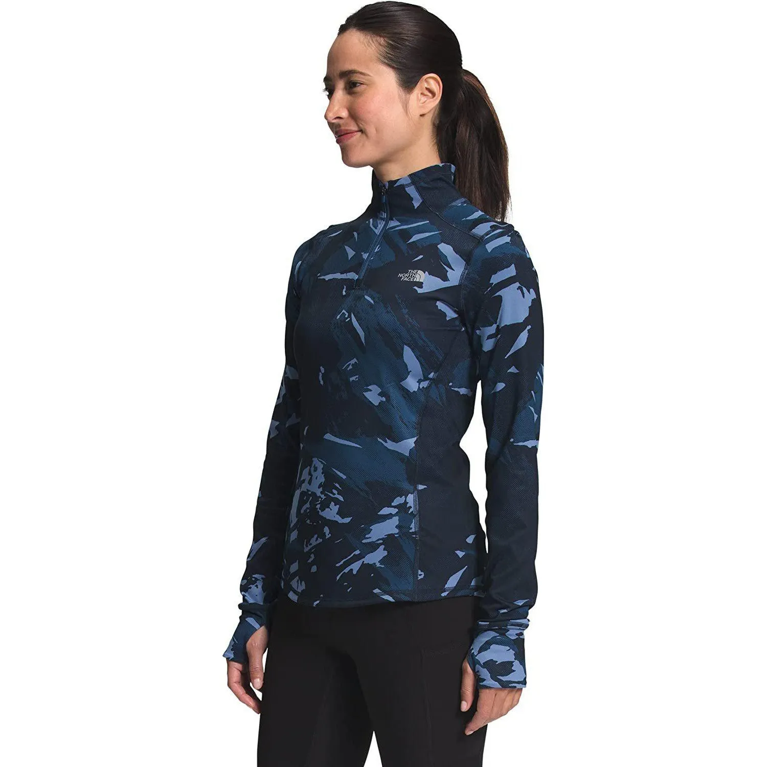 The North Face Women's Printed Winter Warm Essential ¼ Zip