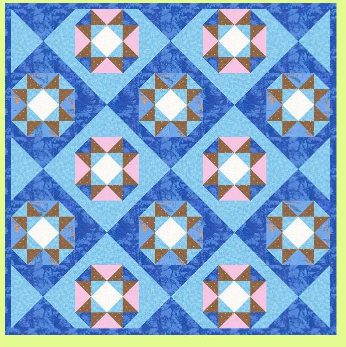 Triangle, Half Square 2½" finished-  6084a