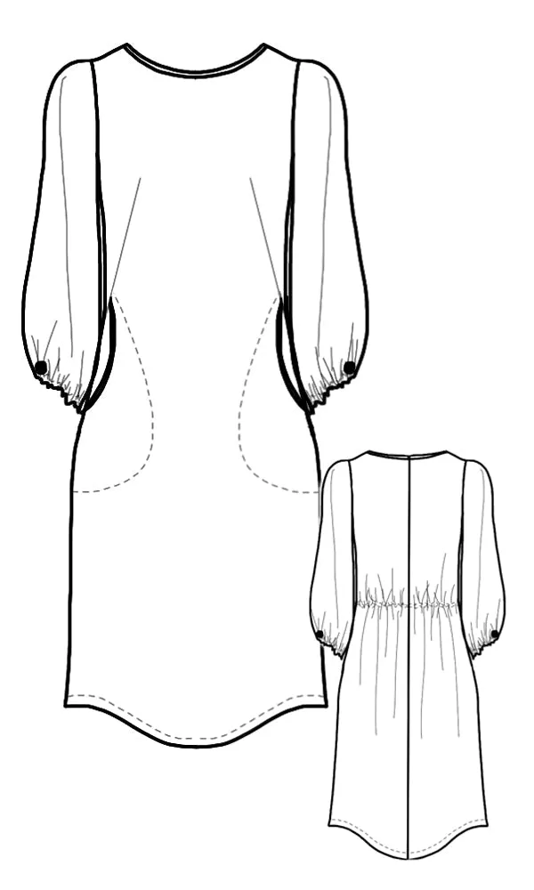 WILBY Granite Dress (2cols) - FINAL SALE